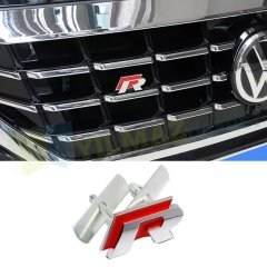 Volkswagen R Panjur Logo Vidalı Golf Passat Polo Jetta Çelik