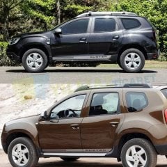 Dacia Duster Yan Kapı Altı Şerit Oto Sticker Yapıştırma 1 Çift