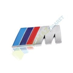 BMW M Bagaj Logo PLASTİK Krom Kaplama Amblem Stok Bitirme Fiyatı