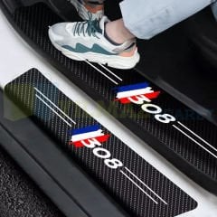 Peugeot 308 Karbon Kapı Eşiği Koruma Oto Sticker 4 Parça