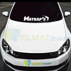 Matkaps Yazı Ön Cam Arma Oto Sticker Yapıştırma Araç Çıkartma Araba Etiket