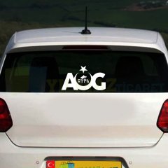 Amacı Olmayan Grup Cam Oto Sticker Araba Etiket Yapıştırma