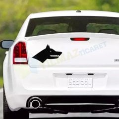Göktürk Türk Kurt Sticker Oto Sticker Araba Cam Yapıştırma