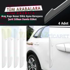 Audi Ford Volkswagen Mercedes Bmw Fiat Toyota Kia Dacia Renault Araç Kapı Kenar Köşe Ayna Koruma Set