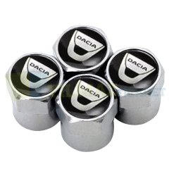 Dacia Logo Sibop Kapağı 4 Adet Paslanmaz Çelik Yüksek Kalite