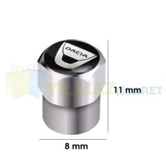 Dacia Logo Sibop Kapağı 4 Adet Paslanmaz Çelik Yüksek Kalite