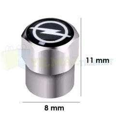 Opel Logo Arma Sibop Kapağı (1Takım) 4 Adet Paslanmaz Çelik Yüksek Kalite