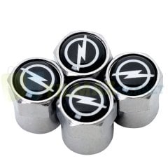 Opel Logo Arma Sibop Kapağı (1Takım) 4 Adet Paslanmaz Çelik Yüksek Kalite