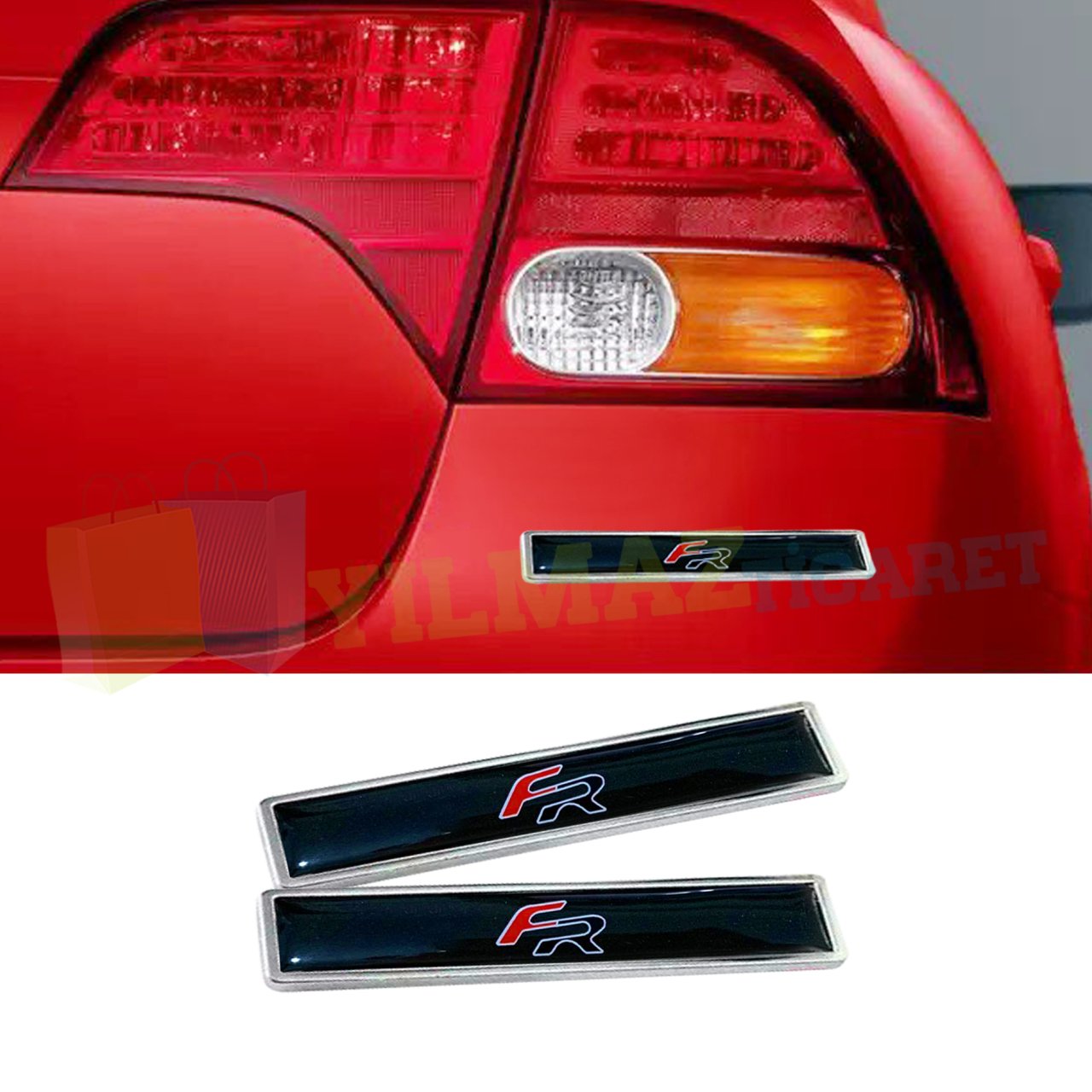 Seat Leon Ibiza Fr Logo Yan Çamurluk Bagaj Torpido 3D Damla 2 Ad