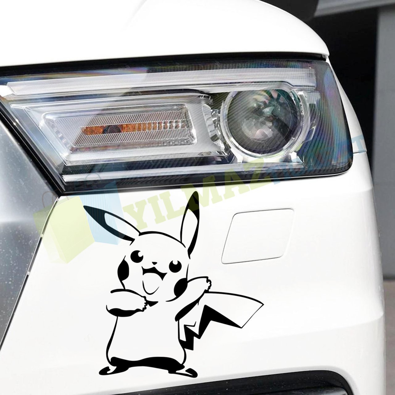 Pikaçu Sticker Sürpriz Hediyeli Kaliteli Baskı