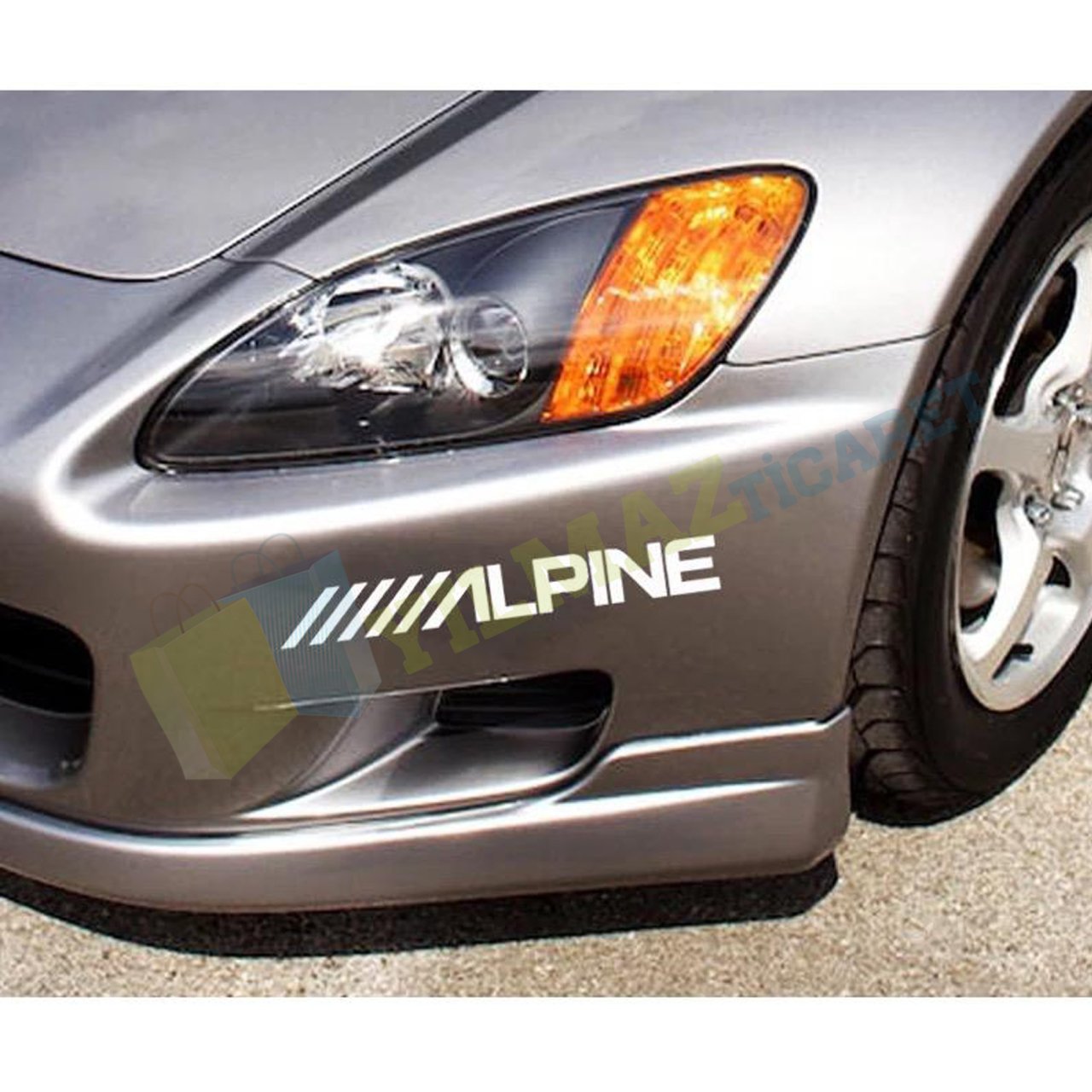Alpine Oto Sticker 2 Adet Kaliteli Baskı Sürpriz Hediyeli