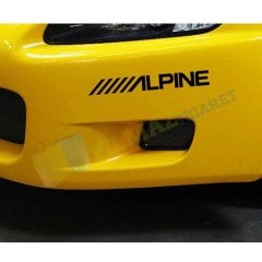 Alpine Oto Sticker 2 Adet Kaliteli Baskı Sürpriz Hediyeli