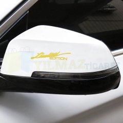 Limited Edition Oto Sticker Kelebek Cam Tampon Yapıştırma 2 Adet