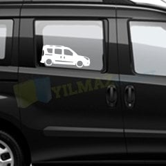 Fiat Doblo Yeni Kasa Basık Araç Oto Sticker Sürpriz Hediyeli