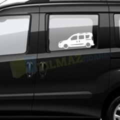 Fiat Doblo Yeni Kasa Basık Araç Oto Sticker Sürpriz Hediyeli