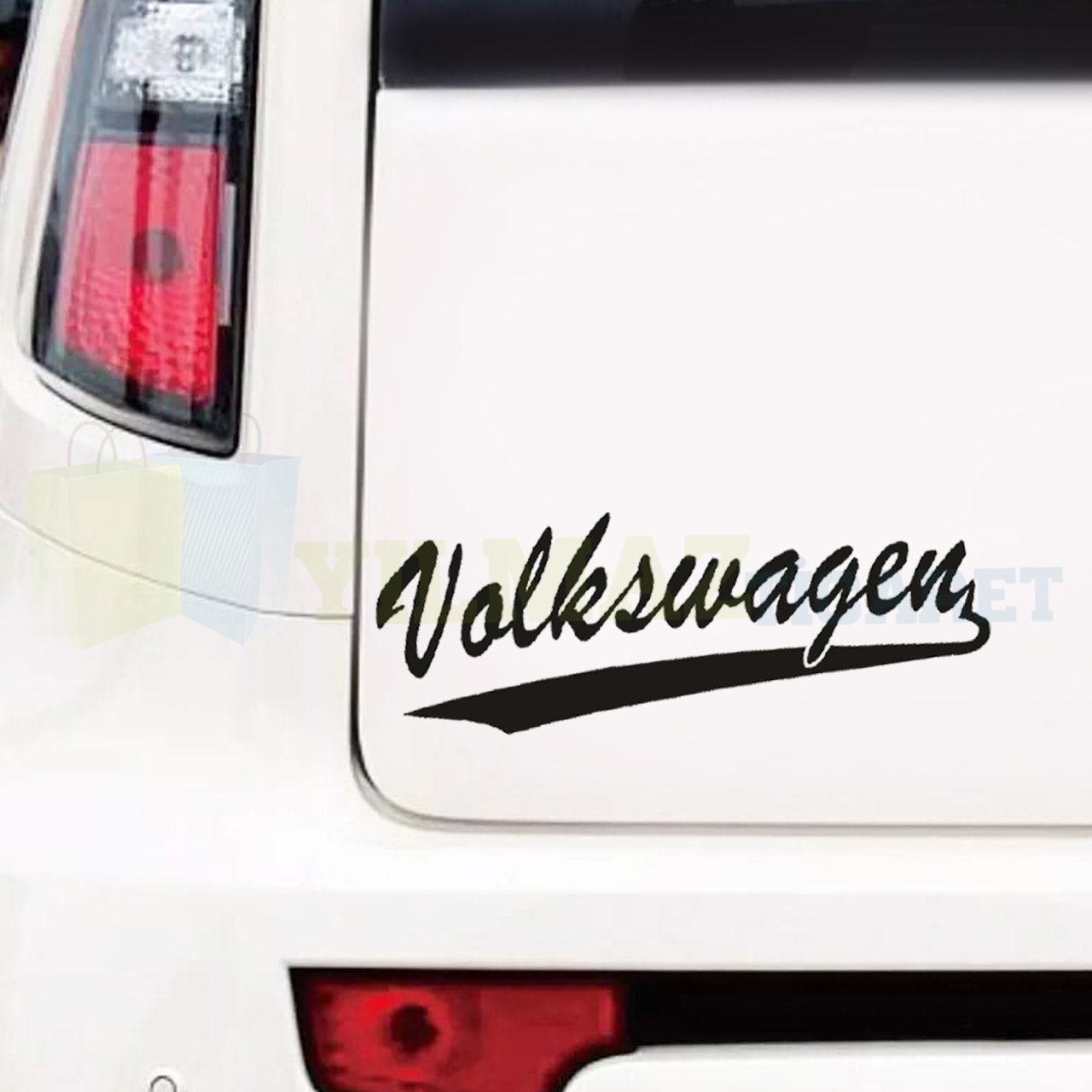 Volkswagen Yazı Oto Sticker Tampon Cam Bagaj Yapıştırma Etiket