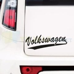 Volkswagen Yazı Oto Sticker Tampon Cam Bagaj Yapıştırma Etiket