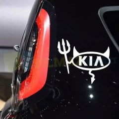 Kia Logo Şeytan Yan Cam Oto Sticker Araba Yapıştırma Çıkartma