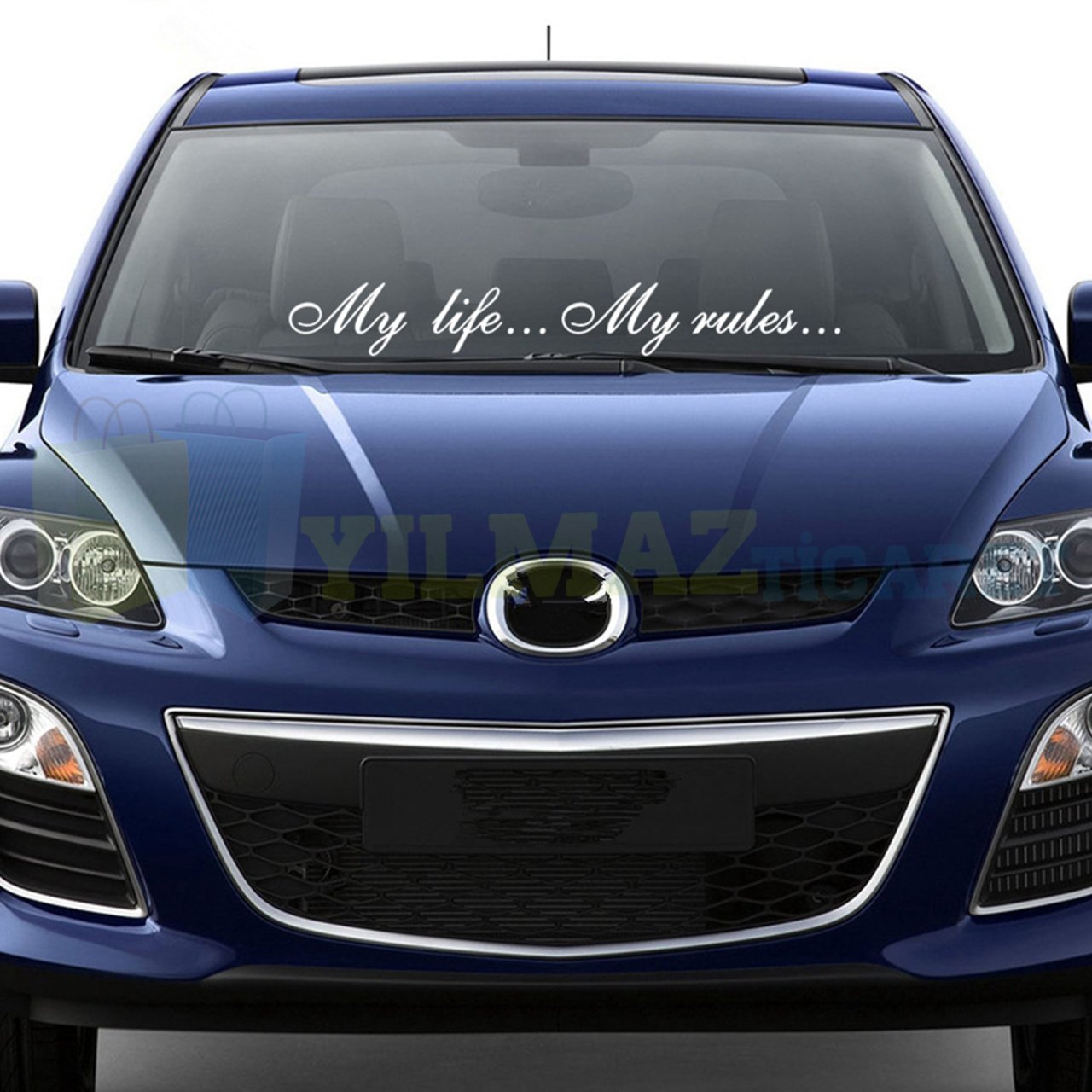 My Life My Rules Benim Hayatım Benim Kurallarım Oto Sticker 2 Adet
