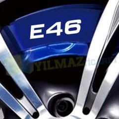 Bmw M3 M5 M6 E46 E60 Jant Kaliper Oto Sticker Etiket Tüm Modeller