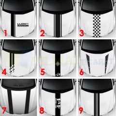 Kaput Şerit Oto Sticker Araba Yapıştırma Kaliteli Folyo Garantili