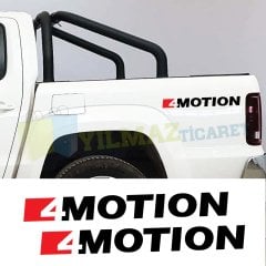 Volkswagen 4 Motion Oto Sticker Yapıştırma 2 Adet Kaliteli Folyo