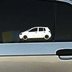 Hyundai Getz Basık Araç Oto Sticker Kelebek Cam Etiket 1 Çift