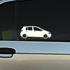Hyundai Getz Basık Araç Oto Sticker Kelebek Cam Etiket 1 Çift
