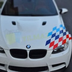 Bmw M Yan Kapı Marşpiyel Şerit Oto Sticker Etiket Set 2 Parça