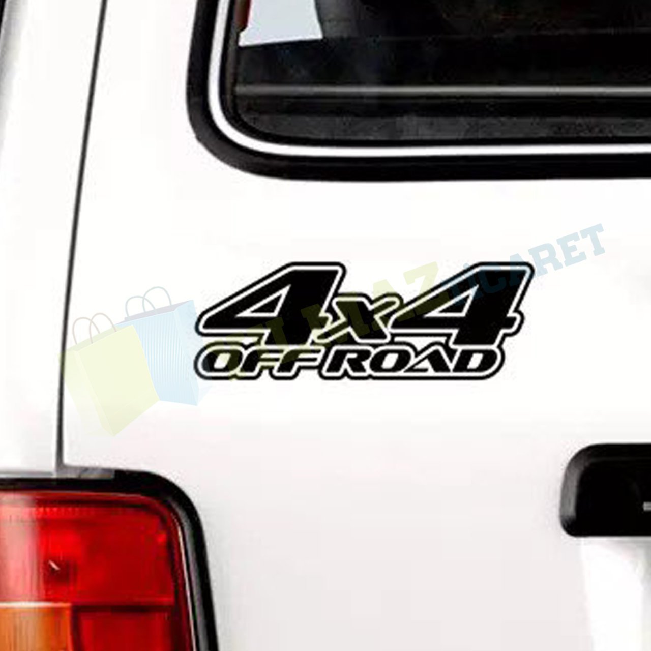4x4 Off Road Yazı Oto Sticker Etiket Bagaj Tampon Kaput Etiket