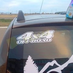 4x4 Off Road Yazı Oto Sticker Etiket Bagaj Tampon Kaput Etiket