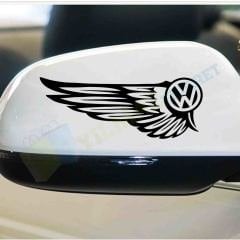 Volkswagen Kanat Ayna Oto Sticker Tiguan Passat Golf Polo 1 Çift
