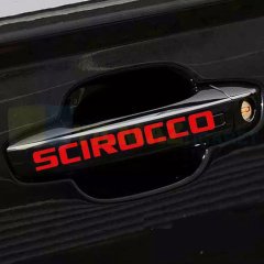 Volkswagen Scirocco Kapı Kolu Jant Yan Ayna Oto Sticker Etiket Yapıştırma 10 Adet