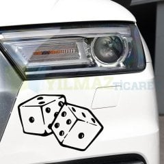 Zar Araba Oto Sticker Bagaj Tampon Araç Etiket Yapıştırma Çıkartma