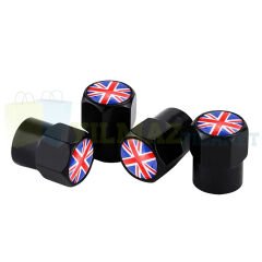 Mini Cooper Black Jk Ingiltere Bayrak Sibop Kapağı Çelik 4'lü Yüksek Kalite