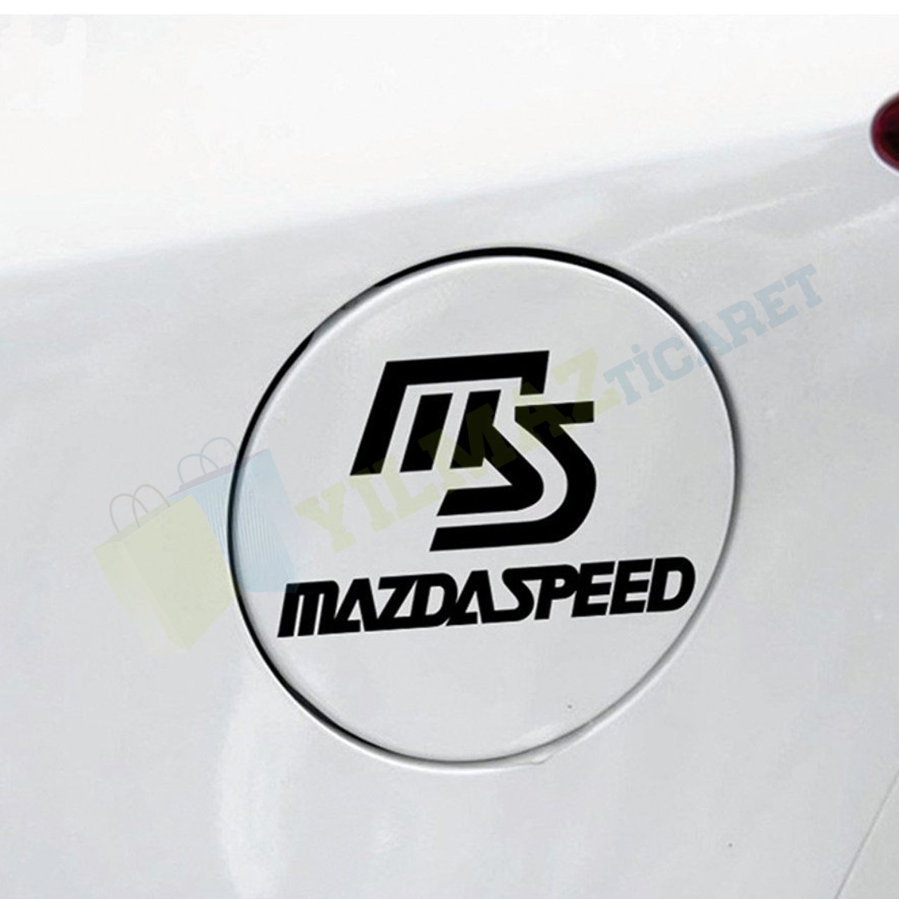 Mazda Speed Depo Kapağı Oto Sticker Etiket Yapıştırma Çıkartma