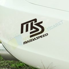 Mazda Speed Depo Kapağı Oto Sticker Etiket Yapıştırma Çıkartma