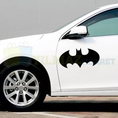 Batman Logo Bagaj Tampon Oto Sticker Yapıştırma Etiket 2 Adet