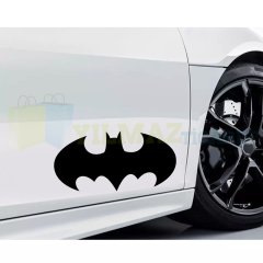 Batman Logo Bagaj Tampon Oto Sticker Yapıştırma Etiket 2 Adet