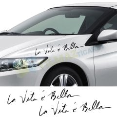 Hayat Güzeldir La Vita e Bella Oto Sticker Etiket Yapıştırma 2 Ad