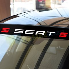 Seat Logo Ön Arka Cam Güneşlik Oto Sticker Yapıştırma Araba