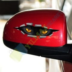 Canavar Bakan Göz Far Kaput Tampon Oto Sticker Yapıştırma 2 Adet