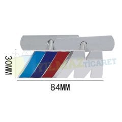 BMW M Logo Ön Izgara Böbrek Logo Amblem Arma Paslanmaz Çelik
