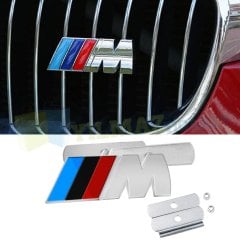 BMW M Logo Ön Izgara Böbrek Logo Amblem Arma Paslanmaz Çelik