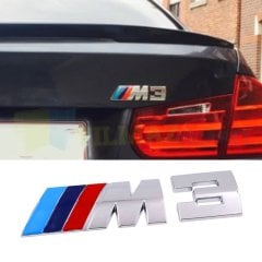 BMW M3 Metal Bagaj Logo Arma Amblem Paslanmaz Çelik
