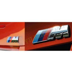 BMW M Ön Panjur + Bagaj Metal Seti Logo