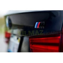 Bmw M Logo Bagaj Çamurluk Arma Amblem Paslanmaz Çelik Siyah