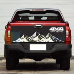 Off Road 4x4 Dağ Arka Bagaj Oto Sticker Etiket Yapıştırma 2 Parça