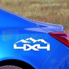 Jeep Off Road 4x4 Dağ Oto Sticker Çıkartma Etiket Yapıştırma