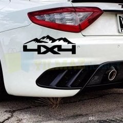 Jeep Off Road 4x4 Dağ Oto Sticker Çıkartma Etiket Yapıştırma
